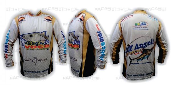 camisa pesca e voce